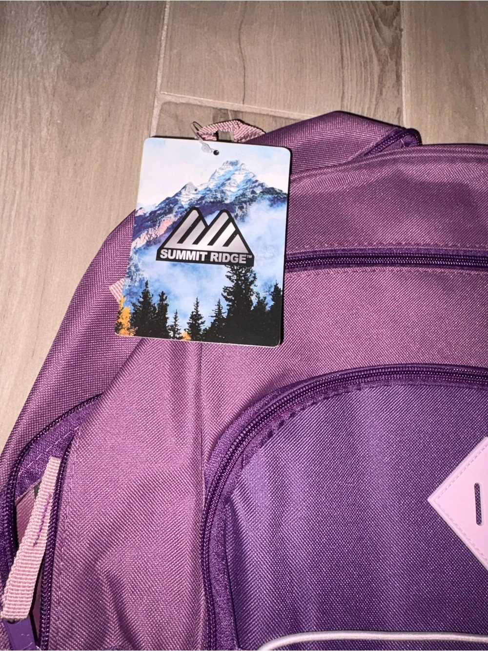 Summit Ridge Purple Backpack - Durable Everyday Pack for School